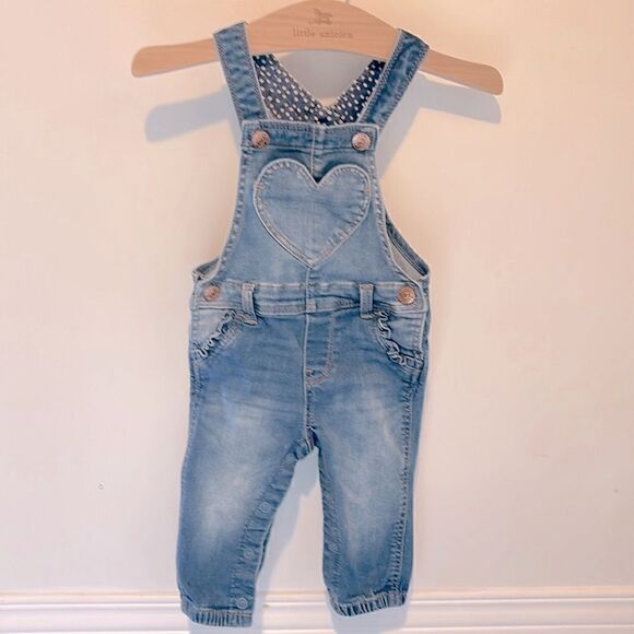 H&M kid denim overalls - Picture 1 of 7